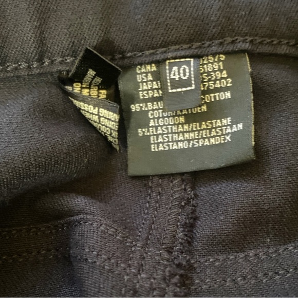 Escada Sport high rise straight leg twill pants in navy blue sz 40 EU sz 10 US - Picture 4 of 8